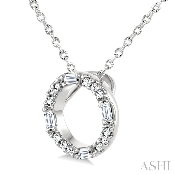 Circle Petite Diamond Fashion Pendant