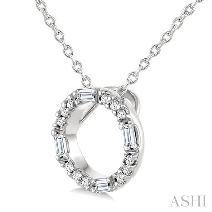 Circle Petite Diamond Fashion Pendant