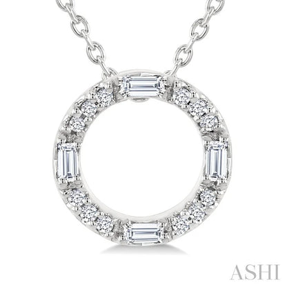 Circle Petite Diamond Fashion Pendant