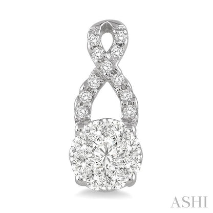 Round Shape Lovebright Diamond Earrings