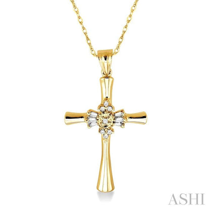 Cross Diamond Fashion Pendant