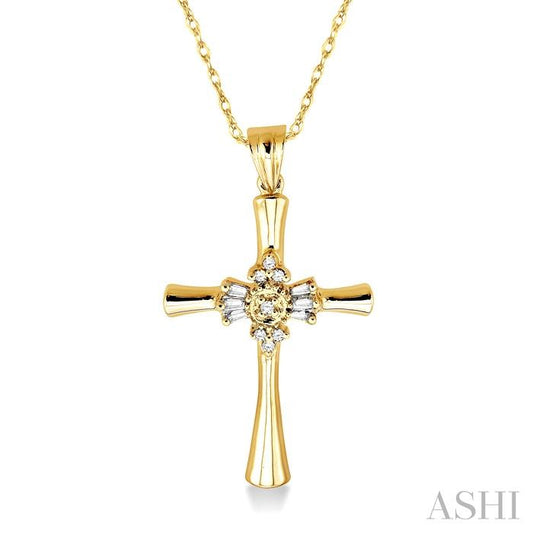 Cross Diamond Fashion Pendant