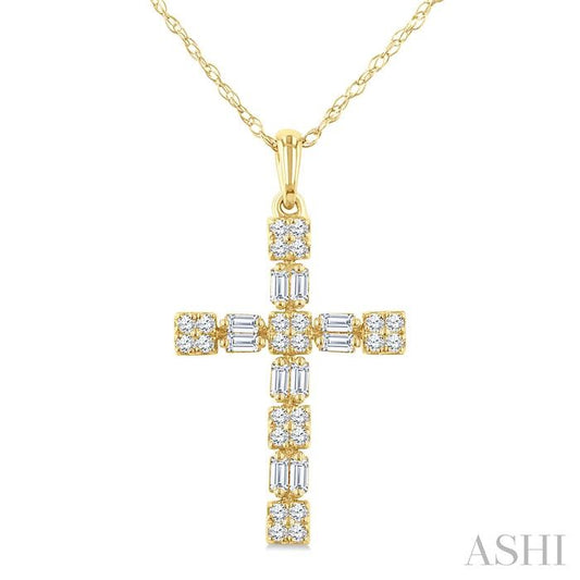 Cross Diamond Fashion Pendant