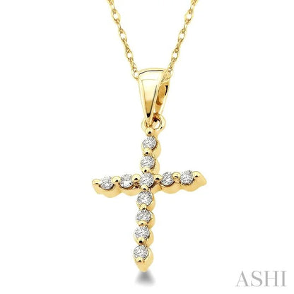 Cross Petite Diamond Fashion Pendant