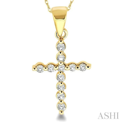 Cross Petite Diamond Fashion Pendant