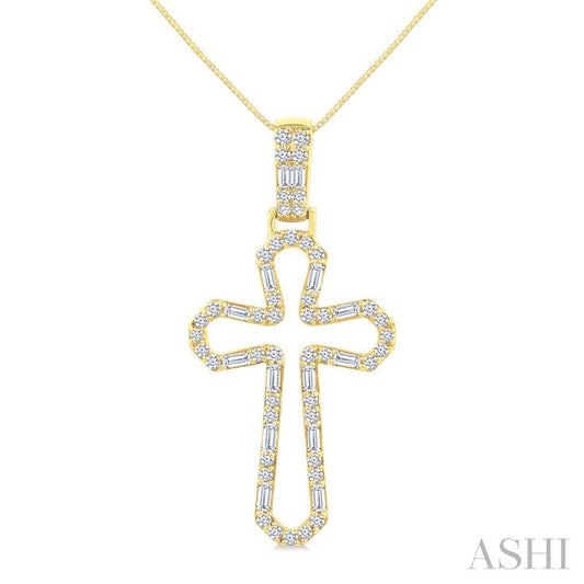 Cross Diamond Fashion Pendant