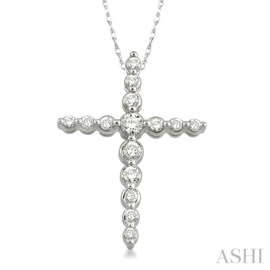 Journey Cross Diamond Fashion Pendant