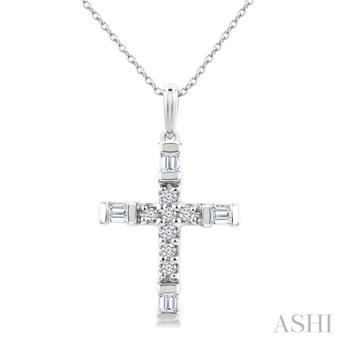 Cross Petite Diamond Fashion Pendant