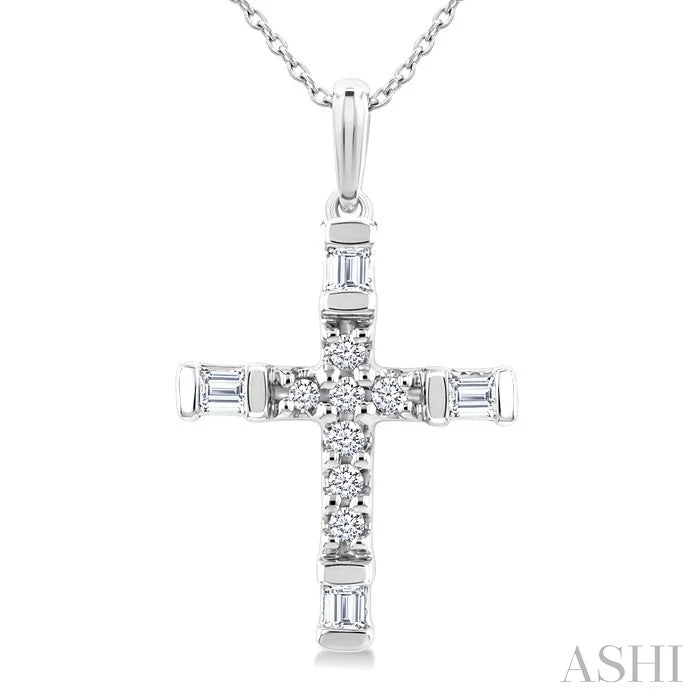 Cross Petite Diamond Fashion Pendant