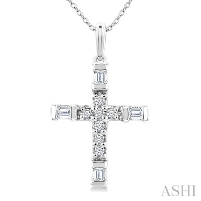 Cross Petite Diamond Fashion Pendant