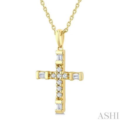 Cross Petite Diamond Fashion Pendant