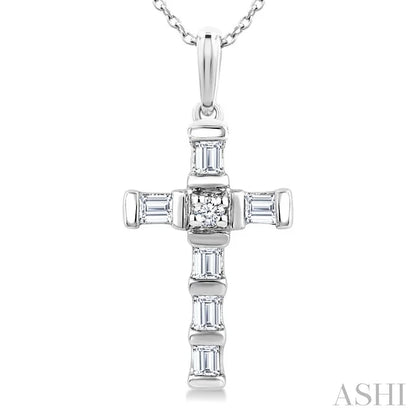 Cross Petite Diamond Fashion Pendant