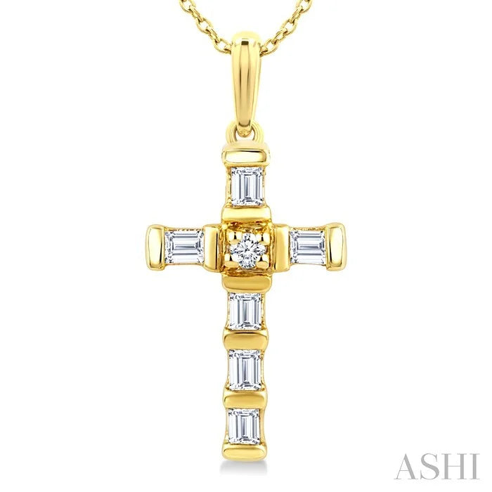 Cross Petite Diamond Fashion Pendant