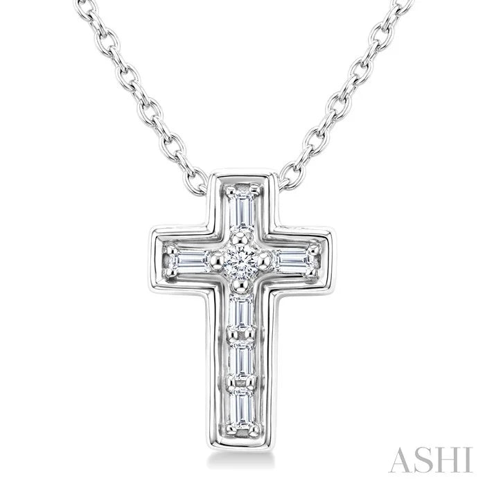 Cross Petite Diamond Fashion Pendant