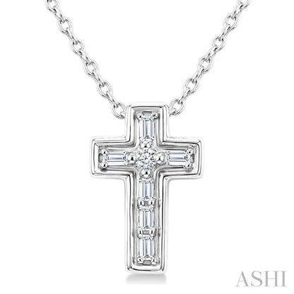 Cross Petite Diamond Fashion Pendant
