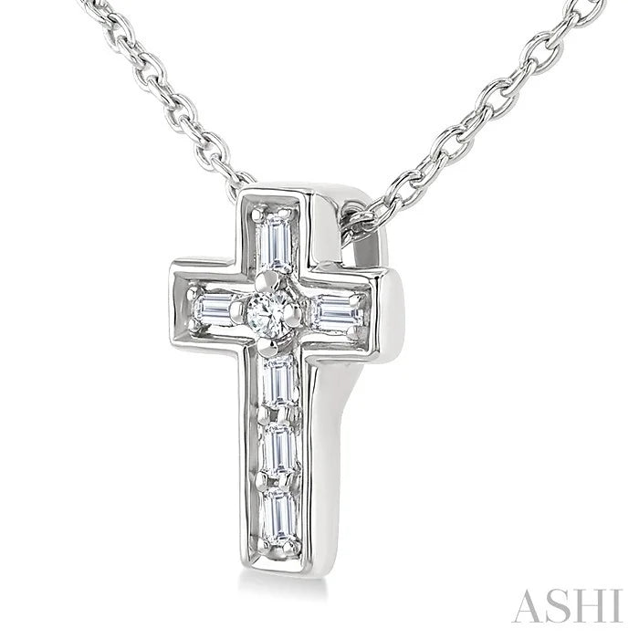 Cross Petite Diamond Fashion Pendant