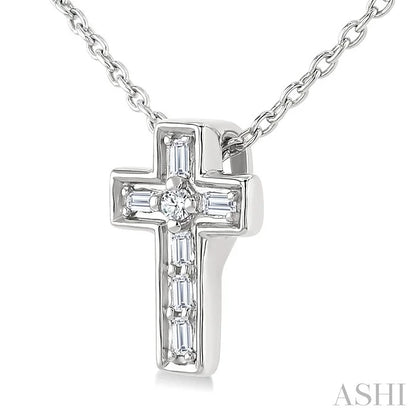 Cross Petite Diamond Fashion Pendant