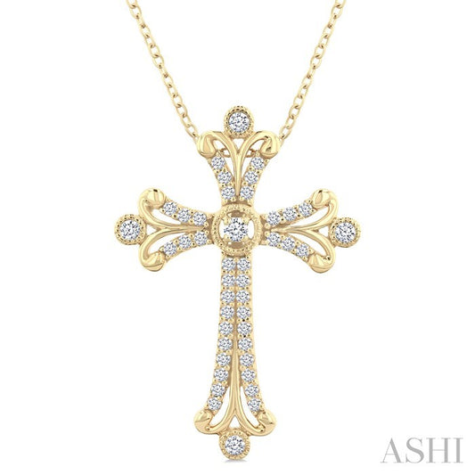 Cross Diamond Fashion Pendant