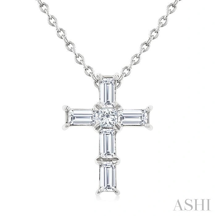 Cross Petite Diamond Fashion Pendant