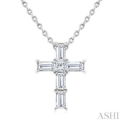 Cross Petite Diamond Fashion Pendant