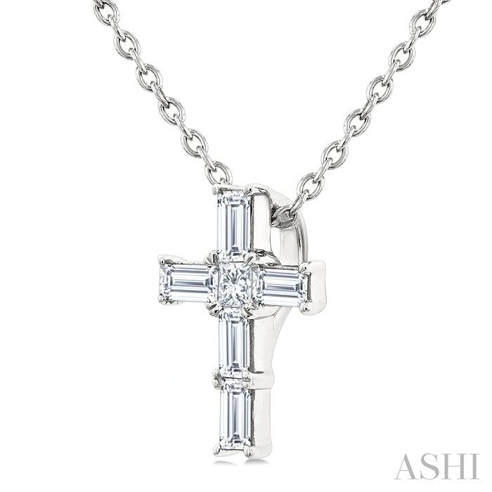 Cross Petite Diamond Fashion Pendant