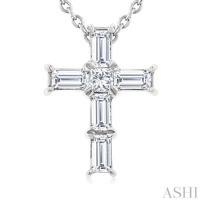 Cross Petite Diamond Fashion Pendant
