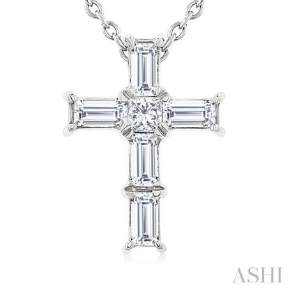 Cross Petite Diamond Fashion Pendant