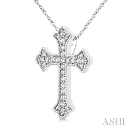 Cross Petite Diamond Fashion Pendant