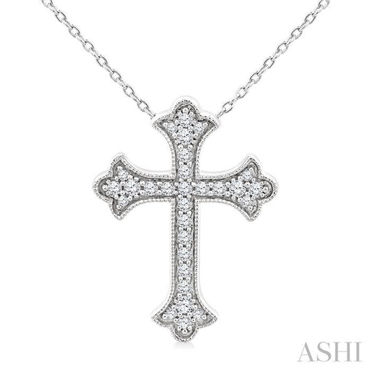 Cross Petite Diamond Fashion Pendant