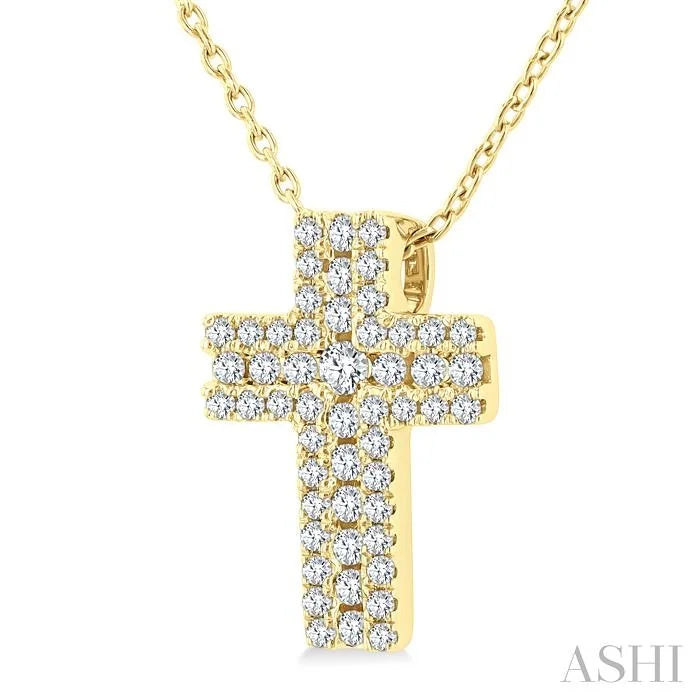 Cross Diamond Fashion Pendant