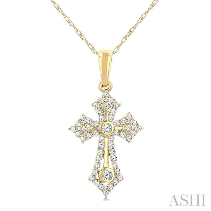 Cross Diamond Fashion Pendant