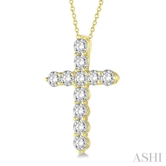 Cross Diamond Fashion Pendant
