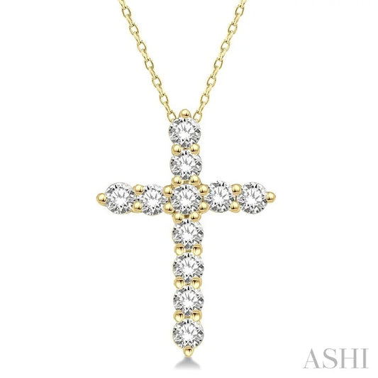 Cross Diamond Fashion Pendant