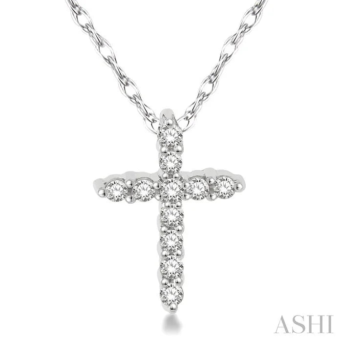 Cross Petite Diamond Fashion Pendant