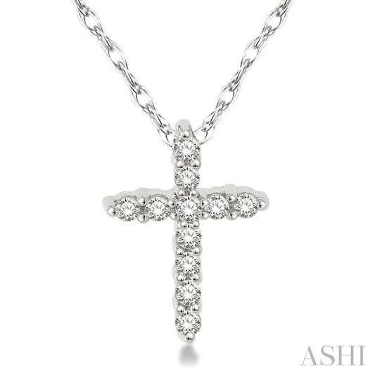 Cross Petite Diamond Fashion Pendant