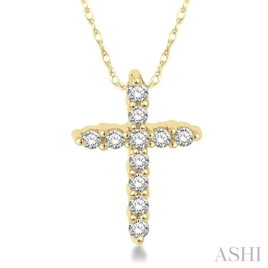 Cross Petite Diamond Fashion Pendant