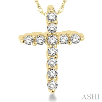 Cross Petite Diamond Fashion Pendant