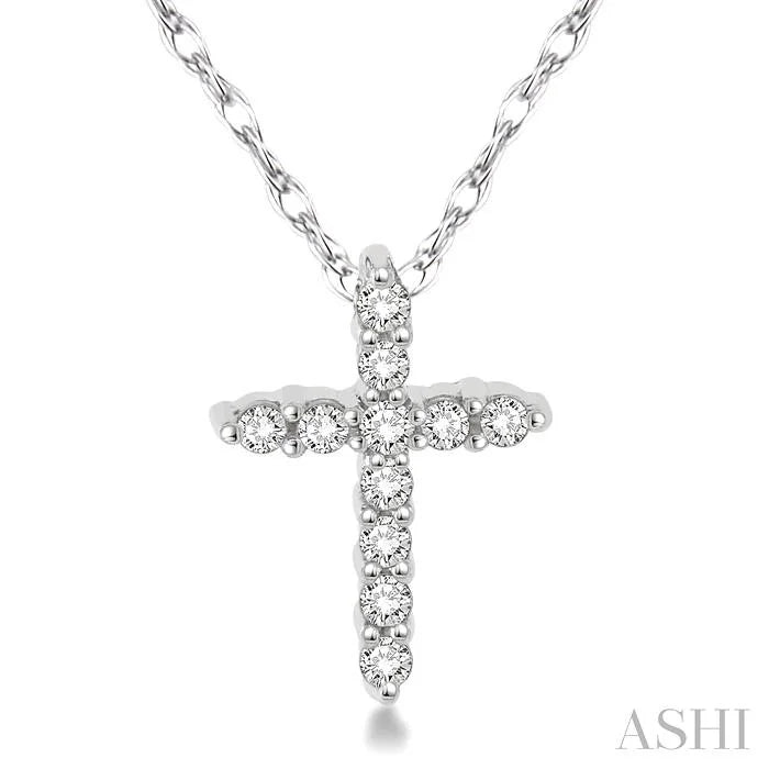 Cross Petite Diamond Fashion Pendant