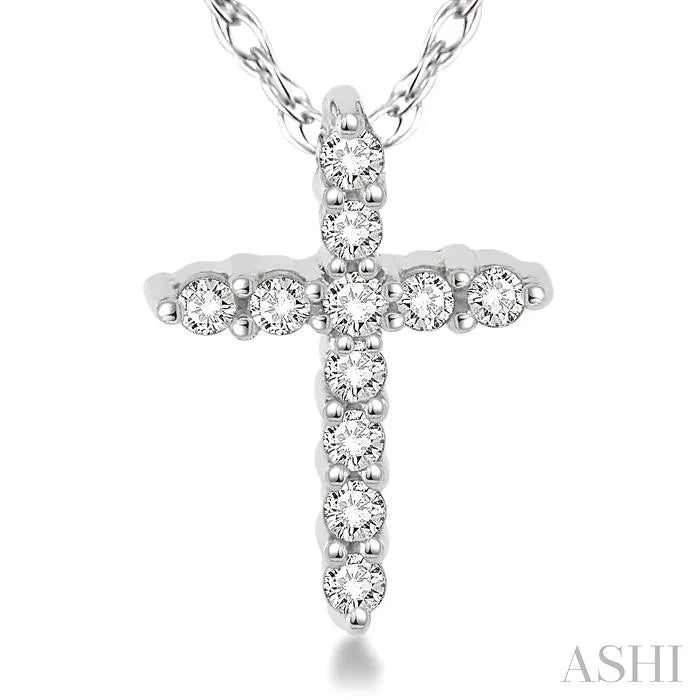 Cross Petite Diamond Fashion Pendant
