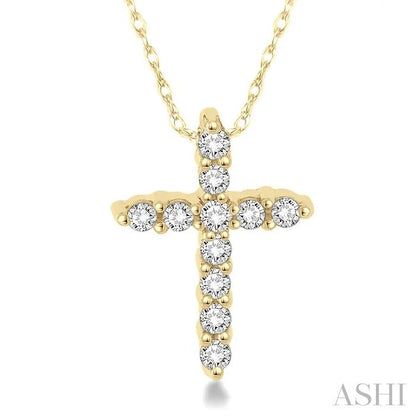 Cross Petite Diamond Fashion Pendant