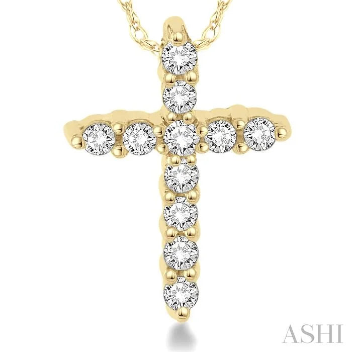 Cross Petite Diamond Fashion Pendant