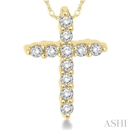 Cross Petite Diamond Fashion Pendant