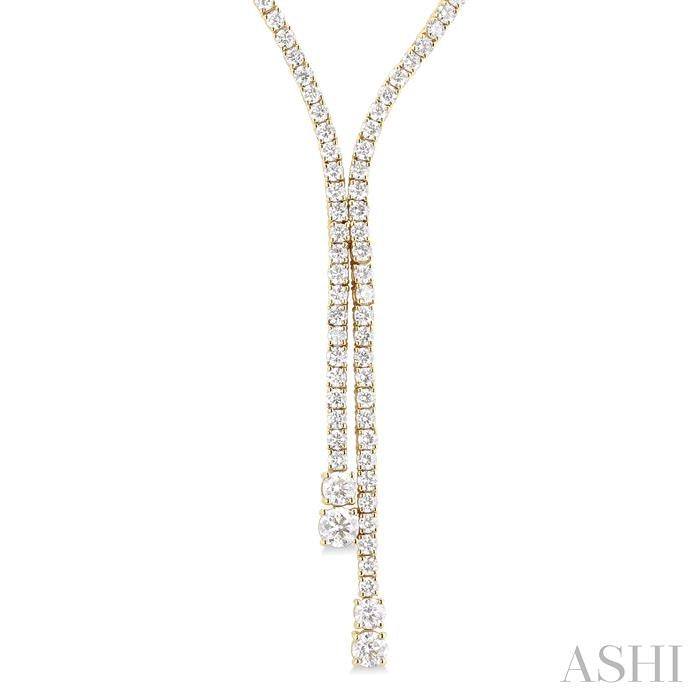 Diamond Lariat Y Necklace