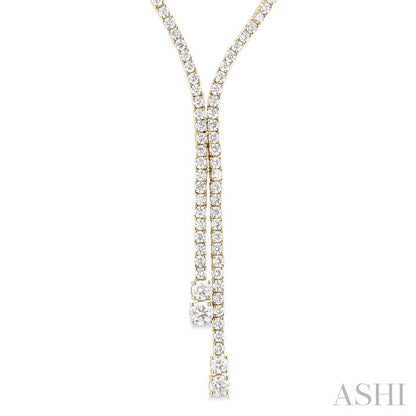 Diamond Lariat Y Necklace