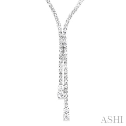Diamond Lariat Y Necklace