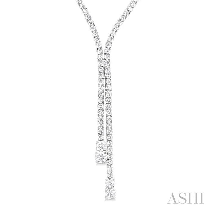 Diamond Lariat Y Necklace