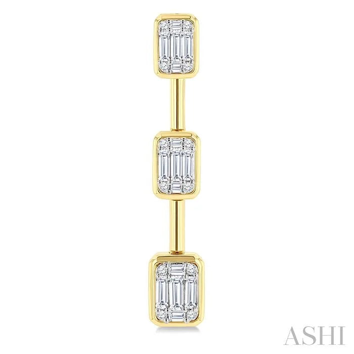 Fusion Diamond Fashion Earrings