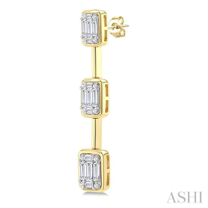 Fusion Diamond Fashion Earrings