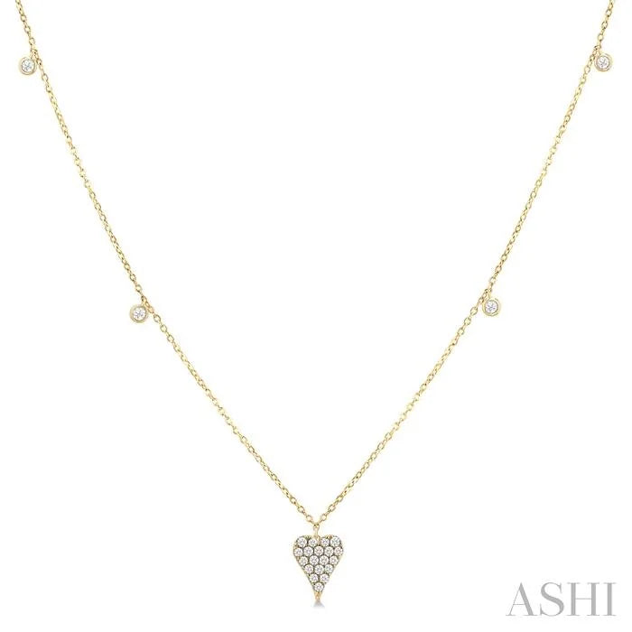 Heart Shape Diamond Fashion Necklace