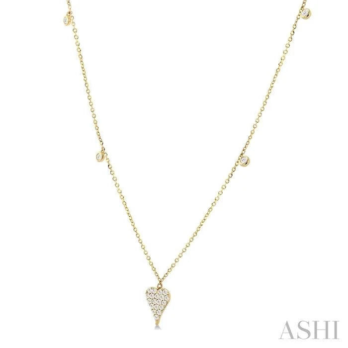 Heart Shape Diamond Fashion Necklace